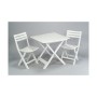 Ensemble Table + 2 Chaises IPAE Progarden Camping Set polypropylène