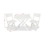 Ensemble Table + 2 Chaises IPAE Progarden Camping Set polypropylène