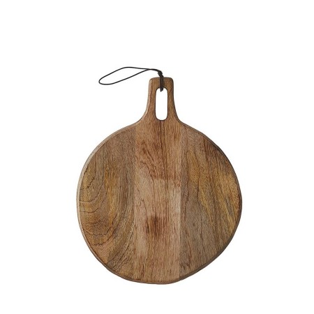 Planche à découper Mica Decorations Duko Ronde Naturel Bois de manguier (35 x 28 cm)