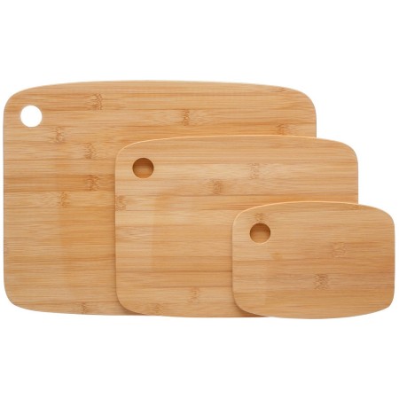 Jeu de planches à découper Secret de Gourmet 3 Pièces Naturel Bambou