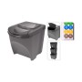 Poubelle recyclage Sortibox Noir (3 x 25 l)