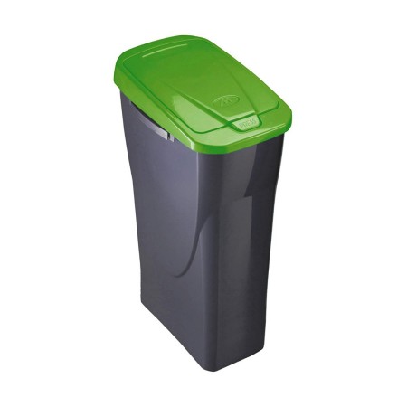 Corbeille à papier Noir/Vert polypropylène (15 L)