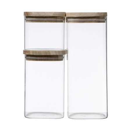 Set de 3 Boites Secret de Gourmet Empilable Transparent verre