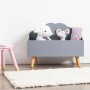 Coffre 5five Nuages Enfant Gris Bois MDF (58 x 28 x 45,5 cm)