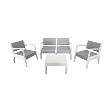 Meubles de jardin SP Berner Miami Résine (62 x 66 x 35 cm) (72 x 66 x 63,5 cm) (120 x 48 x 69 cm)