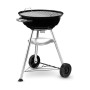 Barbecue à Charbon avec Couvercle et Roulettes Weber Compact Noir (Ø 47 cm)