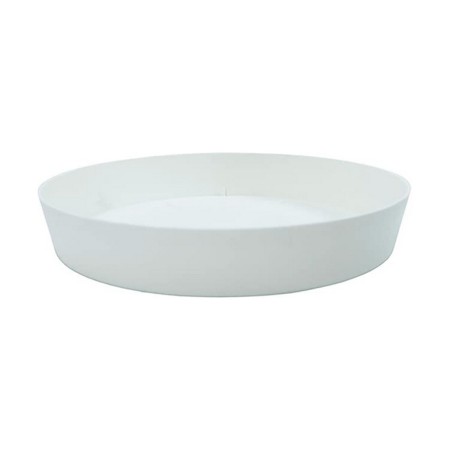 Sous-pot Plastiken Blanc polypropylène (Ø 11 x 1.6 cm)