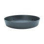 Sous-pot Plastiken Anthracite polypropylène (Ø 28 X 4.4 cm)