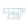 Piscine Démontable Bestway 56405cb (400 x 211 x 81 cm)