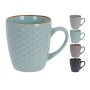 Ensemble de tasses à café Excellent Houseware Géométrique Grès (300 ml) (4 Pièces)