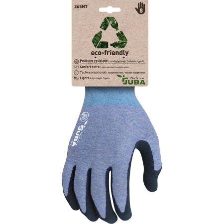 Gants de travail JUBA Polyester Spandex Bleu