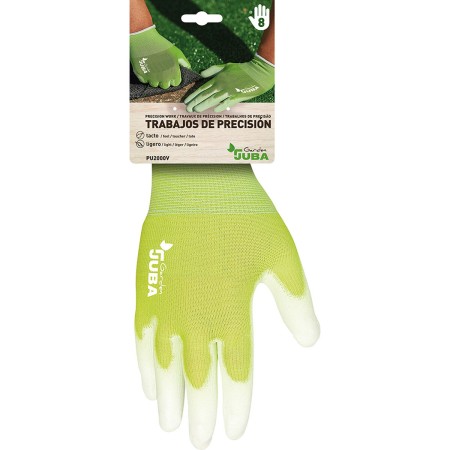 Gants de travail JUBA Vert Nylon Polyuréthane Précision