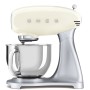 Mixeur/mélangeur de pâte Smeg SMF02CREU Crème 800 W