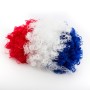 Perruque Afro Drapeau de France