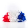 Perruque Afro Drapeau de France