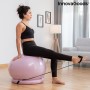 Ballon de yoga avec anneau de stabilité et bandes de résistance Ashtanball InnovaGoods