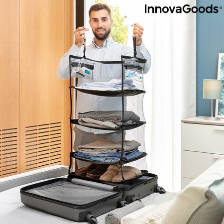 Etagère de rangement pliable portative pour bagages Sleekbag InnovaGoods