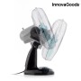 Ventilateur de Bureau InnovaGoods Ø 30 cm 35W Noir Bleu