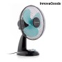 Ventilateur de Bureau InnovaGoods Ø 30 cm 35W Noir Bleu