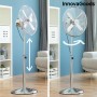 Ventilateur sur Pied Chrome Retro InnovaGoods Ø 40 cm 55W