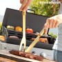 Étui de Luxe avec Ustensiles pour Barbecues BBQase InnovaGoods (6 Pièces)