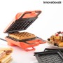 Appareil à Gaufres et à Sandwichs 2 en 1 avec Recettes Wafflicher InnovaGoods