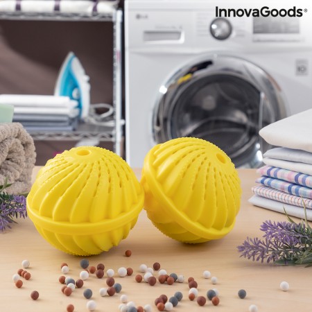 Boules de Lavage pour le Linge sans Détergent Delieco InnovaGoods Pack de 2 unités