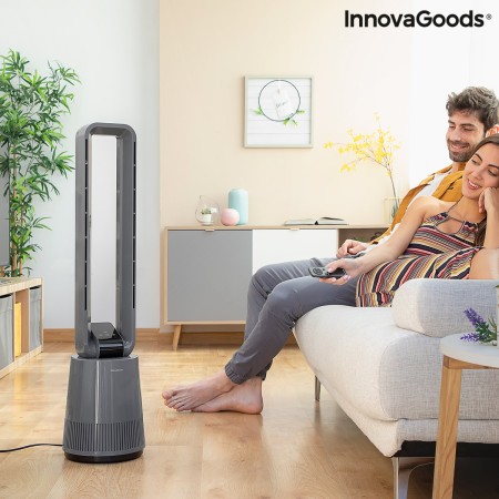 Ventilateur Sans Pales avec Filtre Purificateur et Télécommande Bloho InnovaGoods