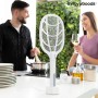 Raquette Anti-insectes Rechargeable 2 en 1 avec Lumière UV KL Rak InnovaGoods