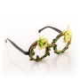 Lunettes pour Fêtes avec Fleurs et Brillants Fashion