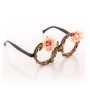 Lunettes pour Fêtes avec Fleurs et Brillants Fashion