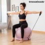 Ballon de yoga avec anneau de stabilité et bandes de résistance AshtanBall InnovaGoods (Reconditionné A+)
