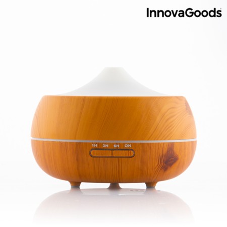 Humidificateur à Diffuseur d'Arômes avec LED Multicolore InnovaGoods IG812706 (Reconditionné A+)