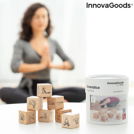 Jeu de dés de yoga Anandice InnovaGoods V0103023 Bois (Reconditionné A)