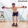 Rouleau pour Abdominaux avec Disques Rotatifs, Bandes Élastiques et Guide d'Exercices Twabanarm InnovaGoods Ergonomique (Recond
