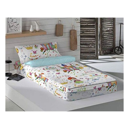 Housse de couette non rembourrée Icehome 100 % coton 90 x 190 cm (Reconditionné A+)