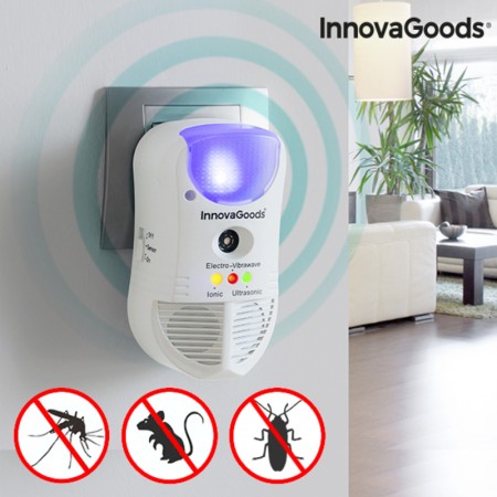 Répulsif pour souris et cafards InnovaGoods IG811778 Capteur de lumière Facilité d'utilisation (Reconditionné B)