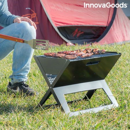 Barbecue Pliable Portatif à Charbon InnovaGoods Acier (Reconditionné B)