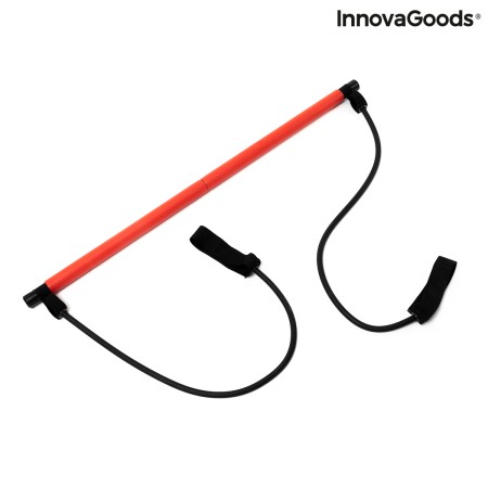 Barre de Fitness avec Élastiques et Guide d'Exercice Resibar InnovaGoods V0103467 (Reconditionné B)