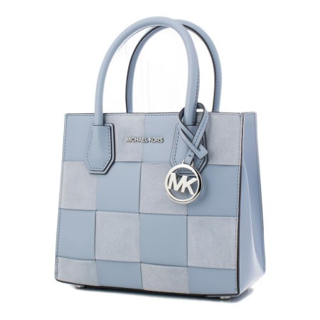 Sac-à-main Femme Michael Kors 35S2SM9M6S-PALE-BLU-MLT Bleu (22 x 19 x 10 cm)