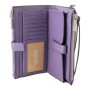 Porte-monnaie Michael Kors 35S2STVW3V-ORCHD-HZ-MLT Violet Cuir (18 x 11 x 1 cm)