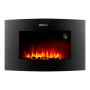 Cheminée murale électrique décorative Cecotec Ready Warm 3550 Curved Flames Connected Noir 1000 - 2000 W