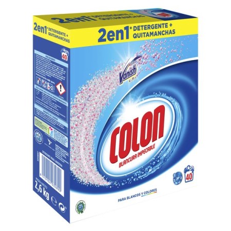 Détergent en Poudre pour les Vêtements Colon Vanish 2,6 Kg (40 Doses)