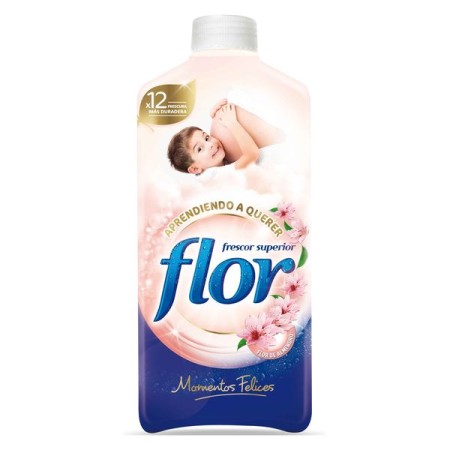 Adoucissant pour les Vêtements Flor Moments Heureux 1,4 L (64 Doses)