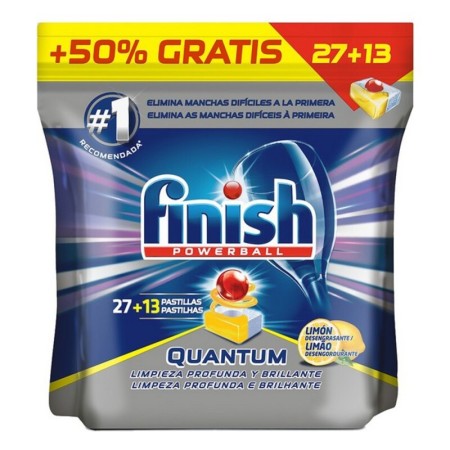 Tablettes pour Lave-vaisselle Finish Quantum Lemon 27+13 doses