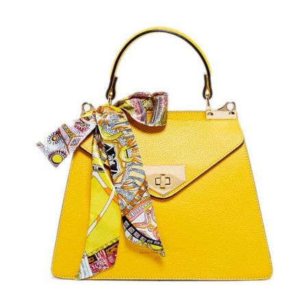 Sac-à-main Femme Maison Heritage RIO-JAUNE (28 x 22 x 9 cm)