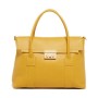 Sac-à-main Femme Maison Heritage AMY-JAUNE Jaune (30 x 24 x 12 cm)