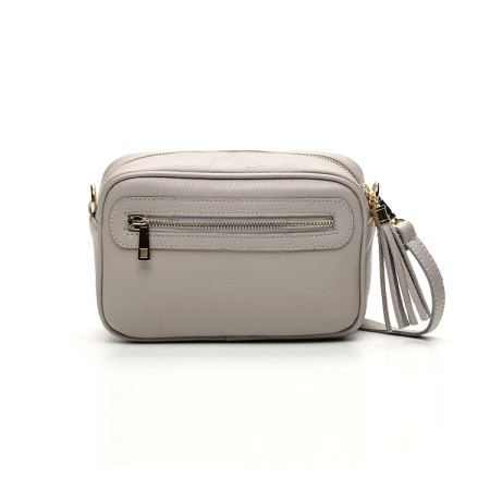 Bolso Mujer Maison Heritage GABY-GRIS Gris (21 x 14 x 7 cm)