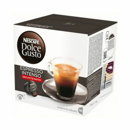 Capsules de café Nescafé Dolce Gusto 60924 Espresso Intenso Decaffeinato (16 uds)