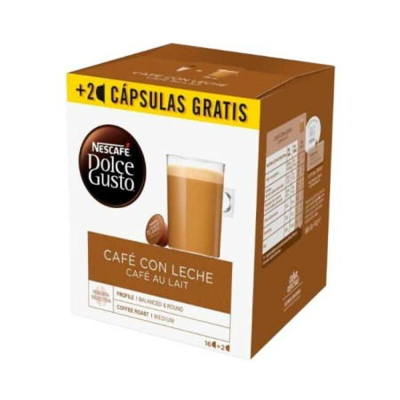 Cápsulas de Café Nescafé Dolce Gusto Cafe au lait (18 Uds)